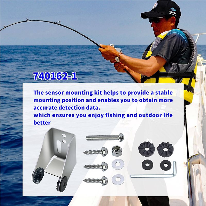 قطعتان من حامل التثبيت المعدني - مراجعة Fish Finder Transducer وسعره