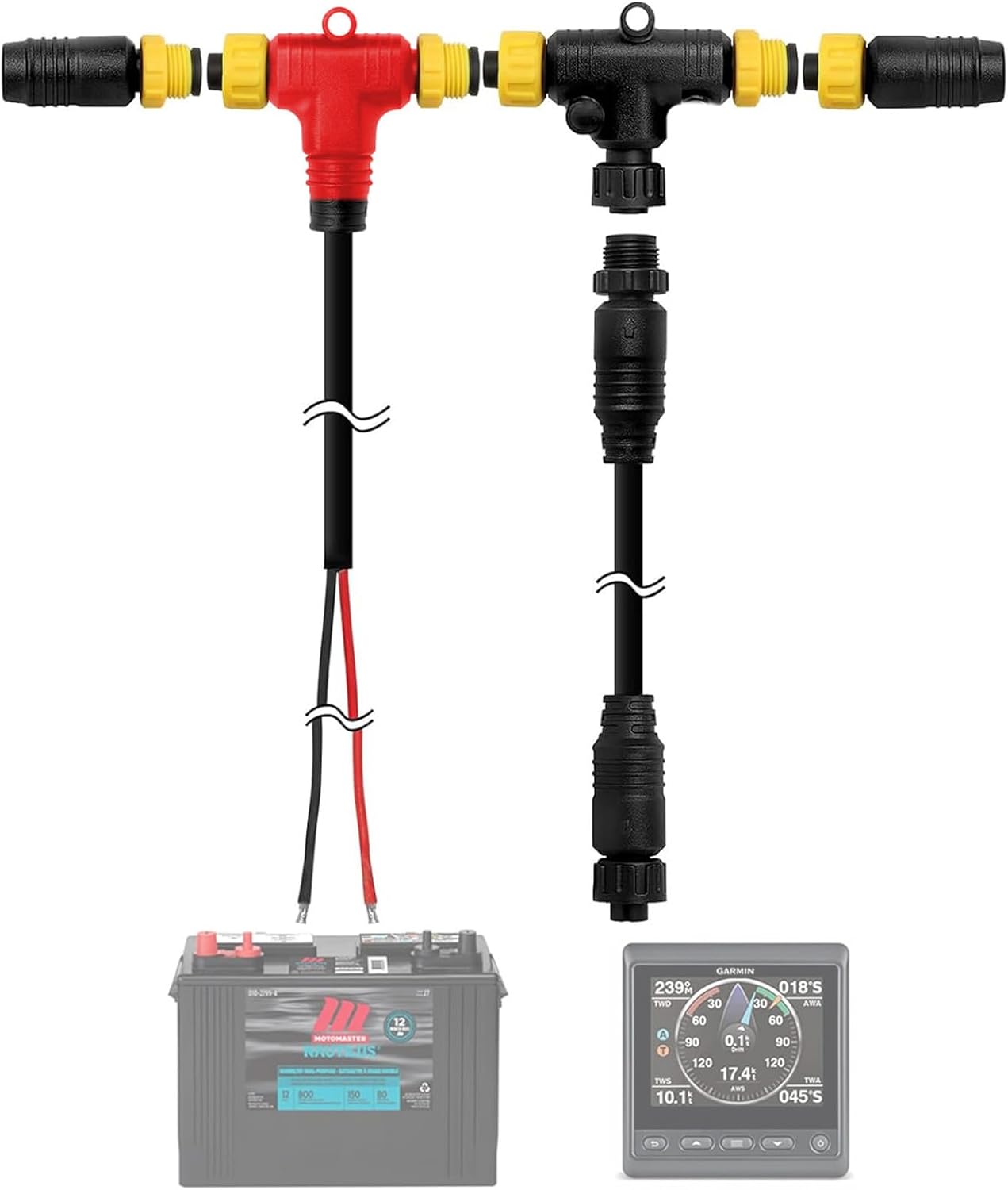 NMEA 2000 Starter Kits N2K Net - مراجعة Fish Finder Cable وسعره