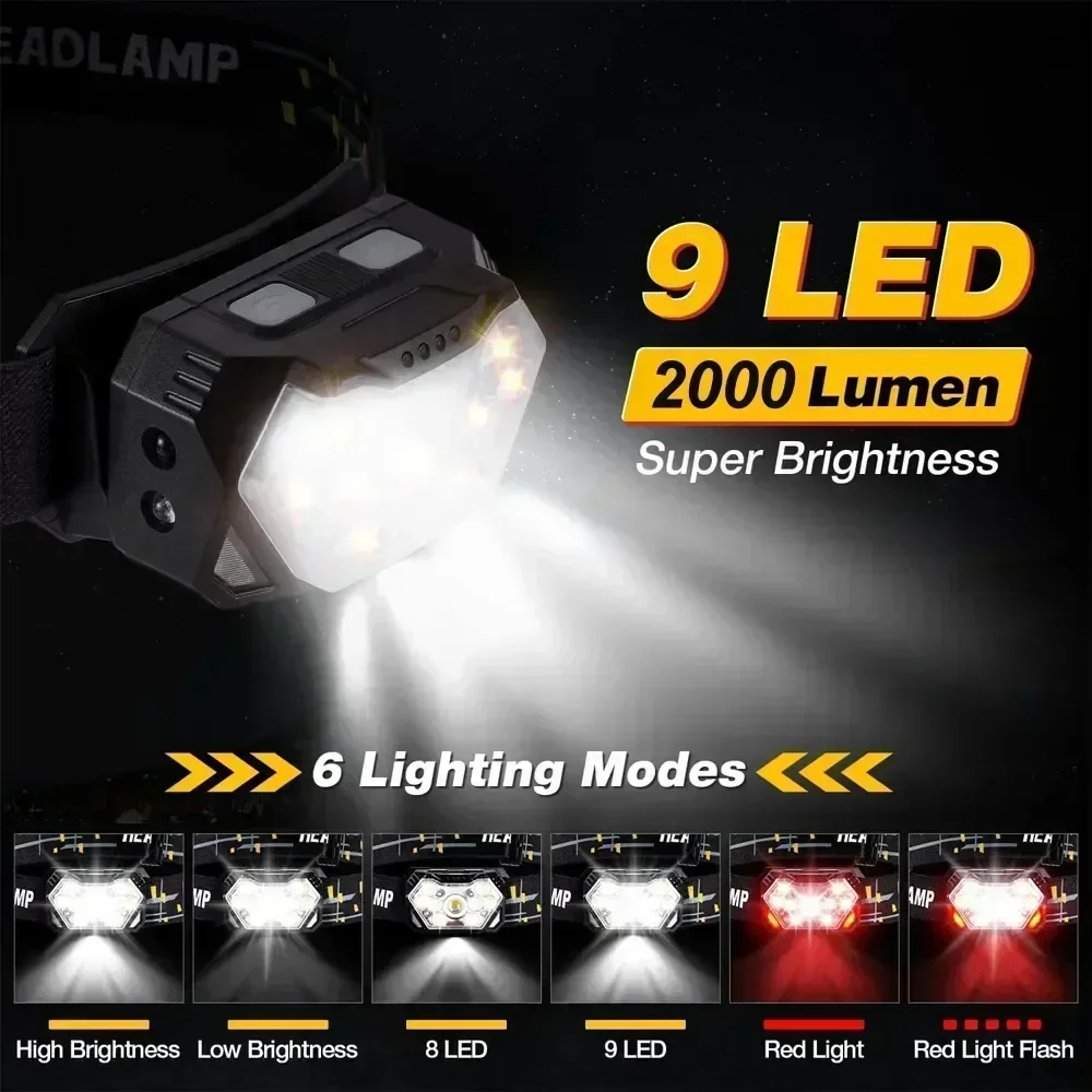 كشافات LED قوية بمستشعر USB مص - مراجعة Fish Finder Battery وسعره