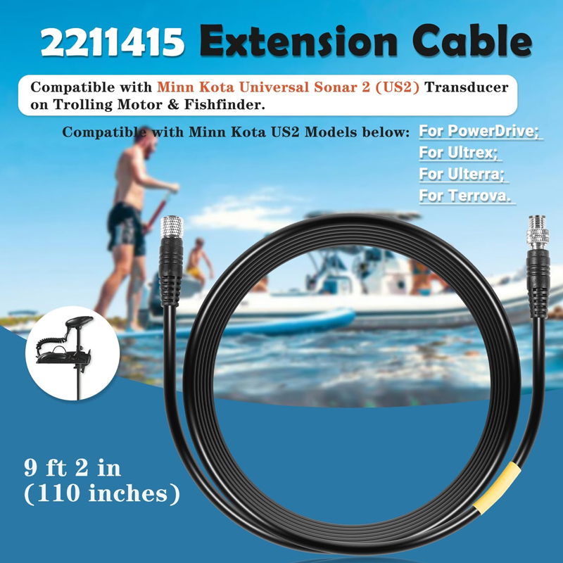 1852068 MKR-US2-8 كابل محول ذو - مراجعة Fish Finder Transducer وسعره
